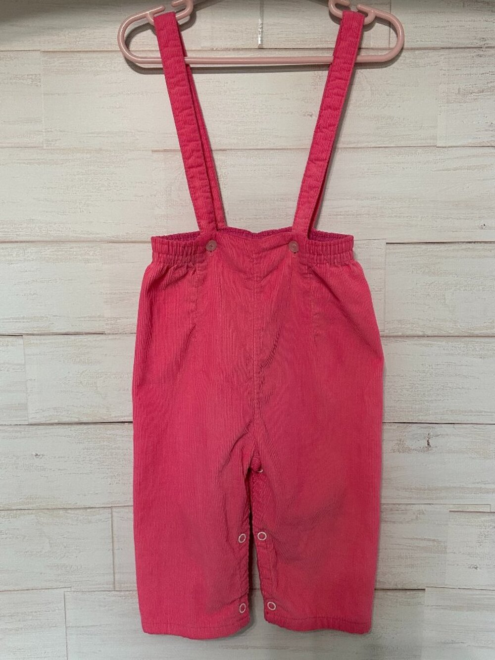 Vintage Wonderall’s Toddler Girls Overalls in Pink Size 18-24 Months